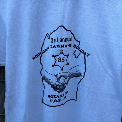 1985 LAWMAN HOLIDAY RINGER TEE | SCREEN STARS [S]