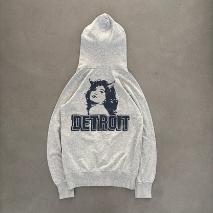 HYSTERIC GLAMOUR DETROIT ZIP-UP HOODIE GREY [S]