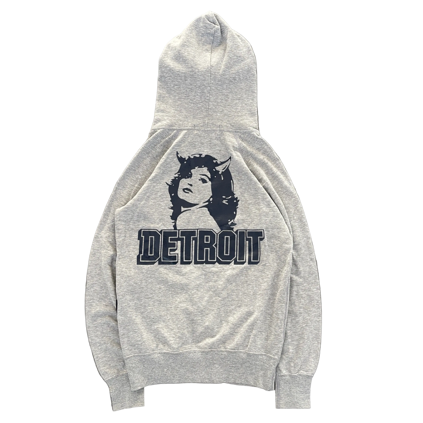 HYSTERIC GLAMOUR DETROIT ZIP-UP HOODIE GREY [S]