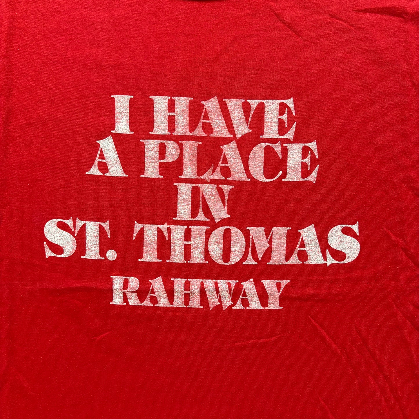 90S ST. THOMAS FADED TEE | RUSSELL ATHLETIC TAG [XL]