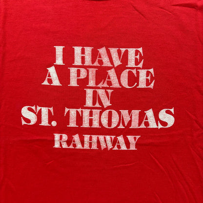 90S ST. THOMAS FADED TEE | RUSSELL ATHLETIC TAG [XL]