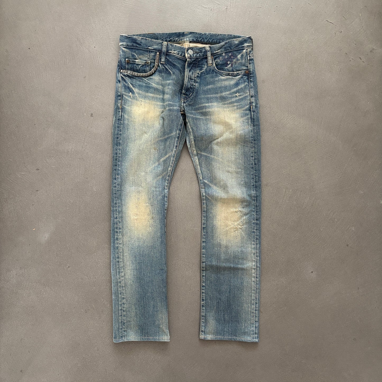 HYSTERIC GLAMOUR STUDDED DENIM #11 [W32]