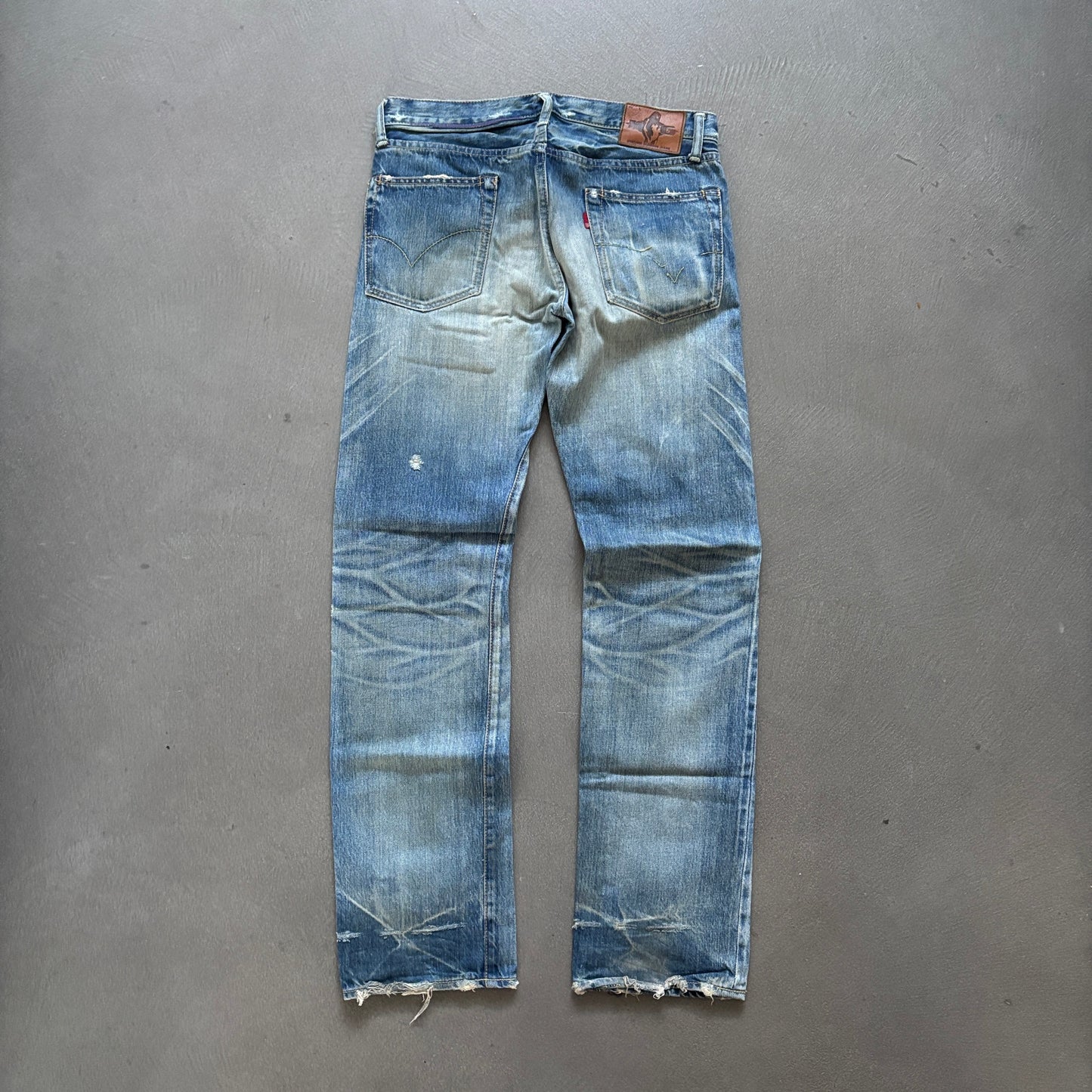 HYSTERIC GLAMOUR SELVEDGE STUDDED DENIM REPAIRS [W30]