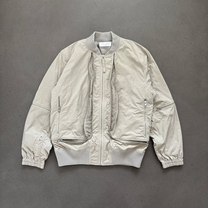 HELMUT LANG ZIP NYLON BOMBER JACKET [M]