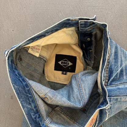 HYSTERIC GLAMOUR SPELLOUT STUDDED DENIM [W30]