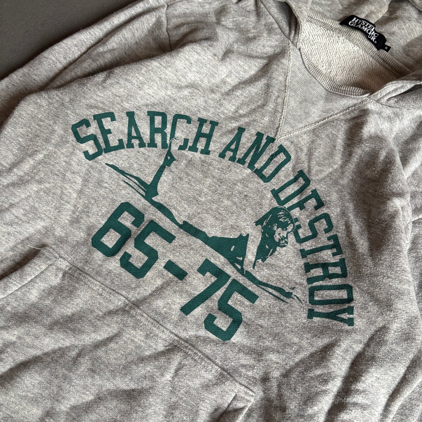 HYSTERIC GLAMOUR S&D HOODIE GREY [S]