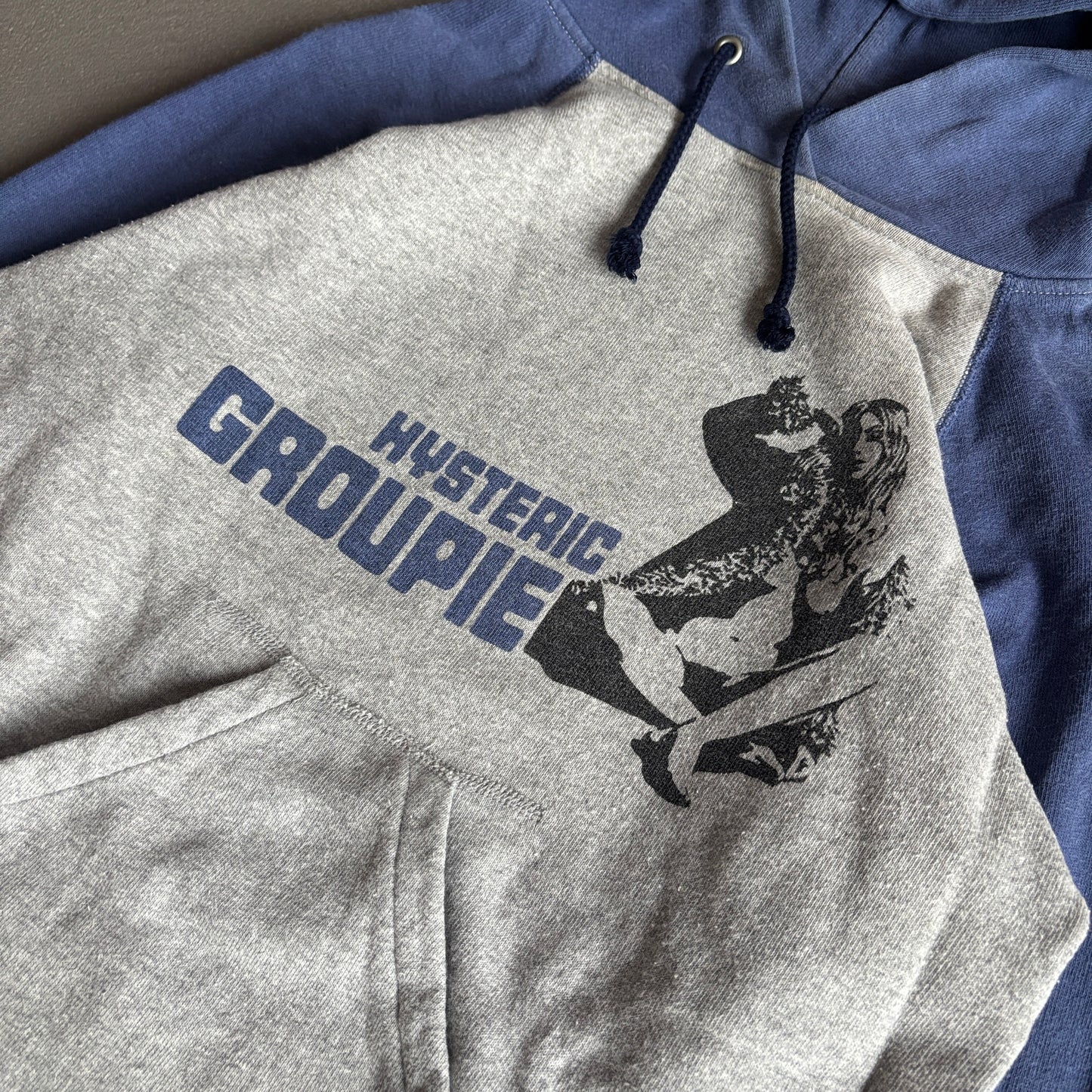 HYSTERIC GLAMOUR HYSTERIC GROUPIE HOODIE BLUE [S]