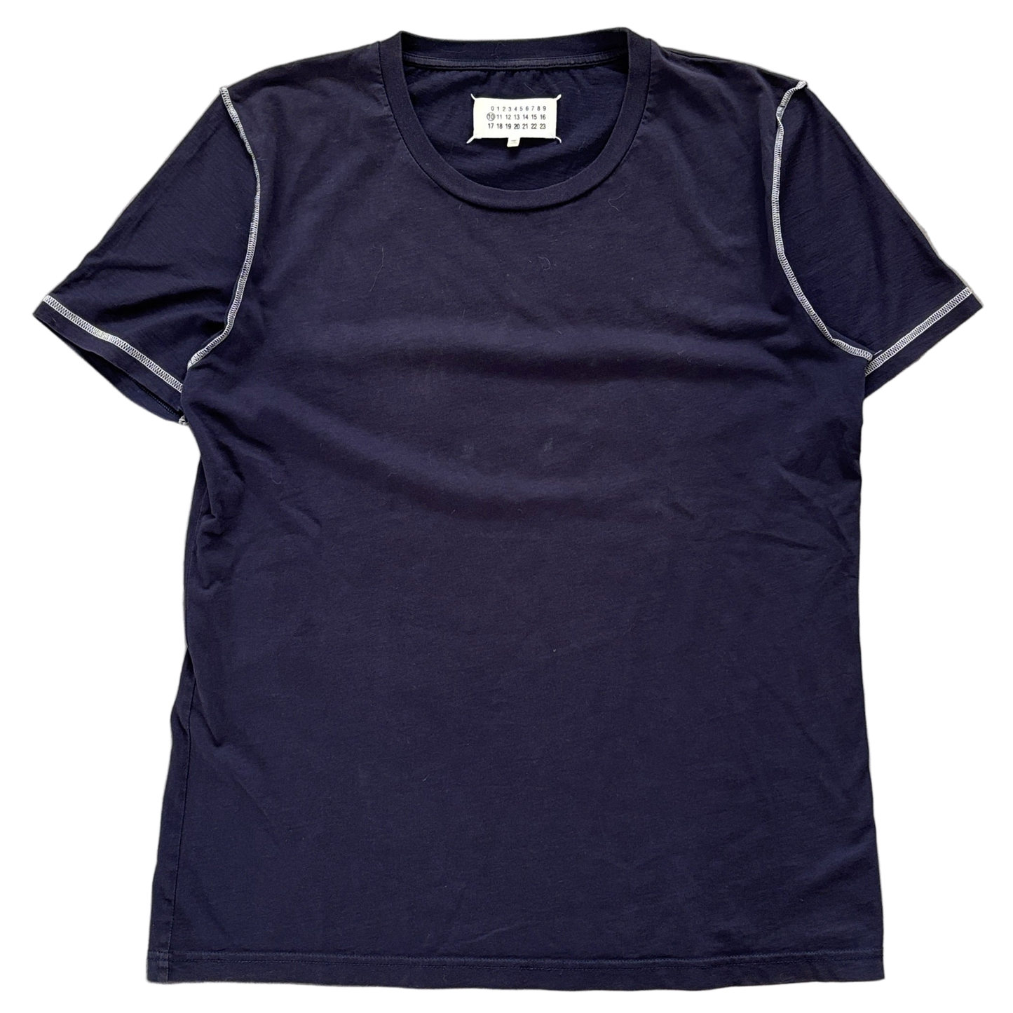 MAISON MARGIELA STITCH TEE NAVY [M]