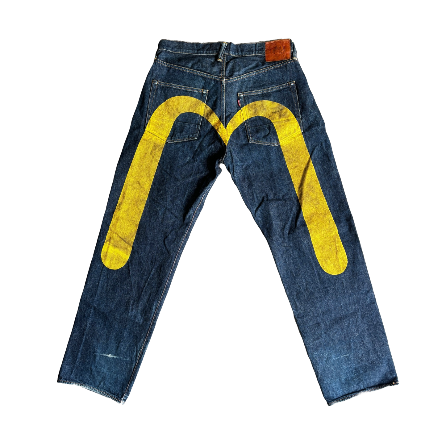 JEAN DIACOCK JAUNE EVISU [W32]