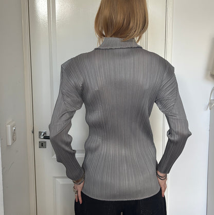 ISSEY MIYAKE PLEATS PLEASE TURTLENECK GREY [L]