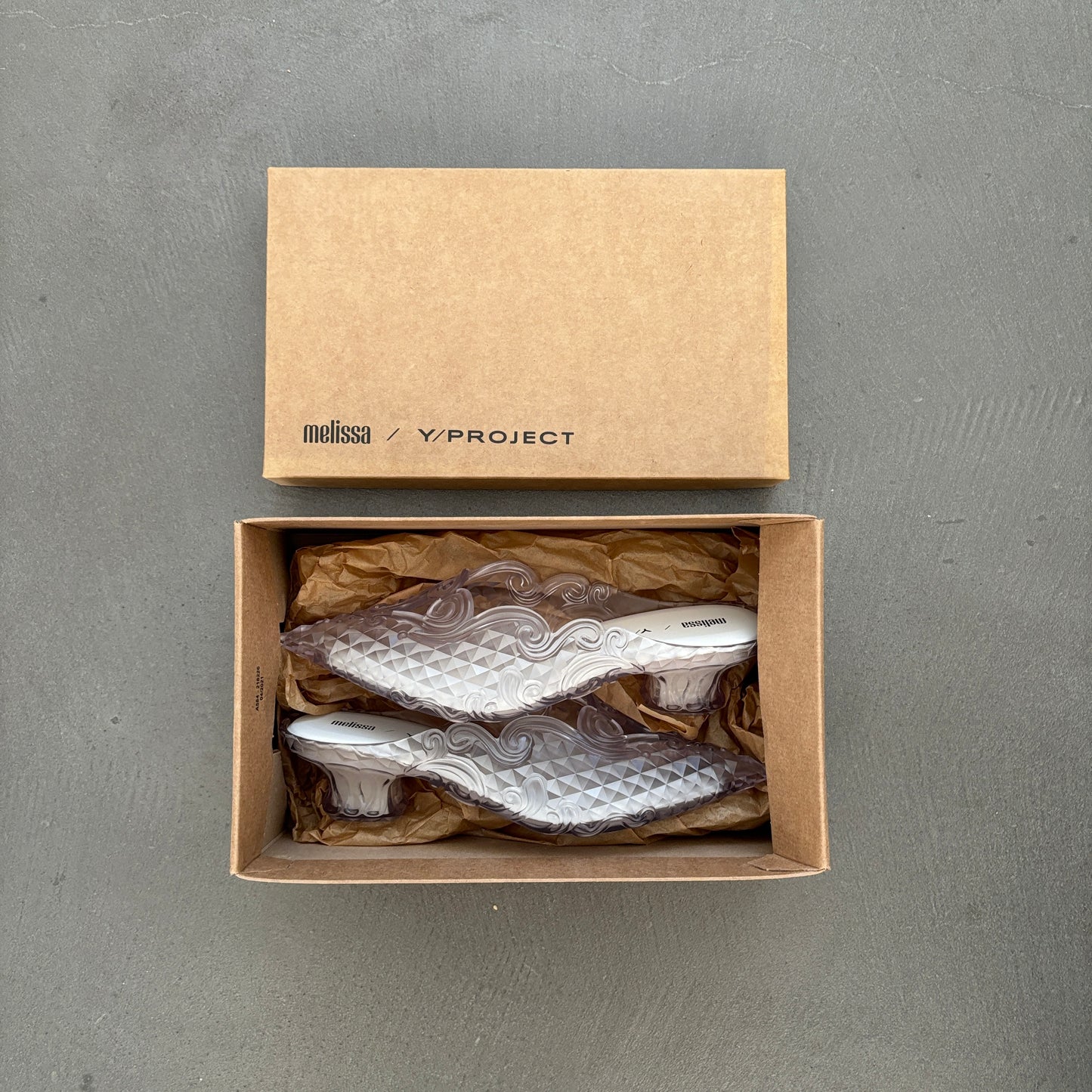 Y/PROJECT X MELISSA COURT SHOE MULES WHITE [NEW]