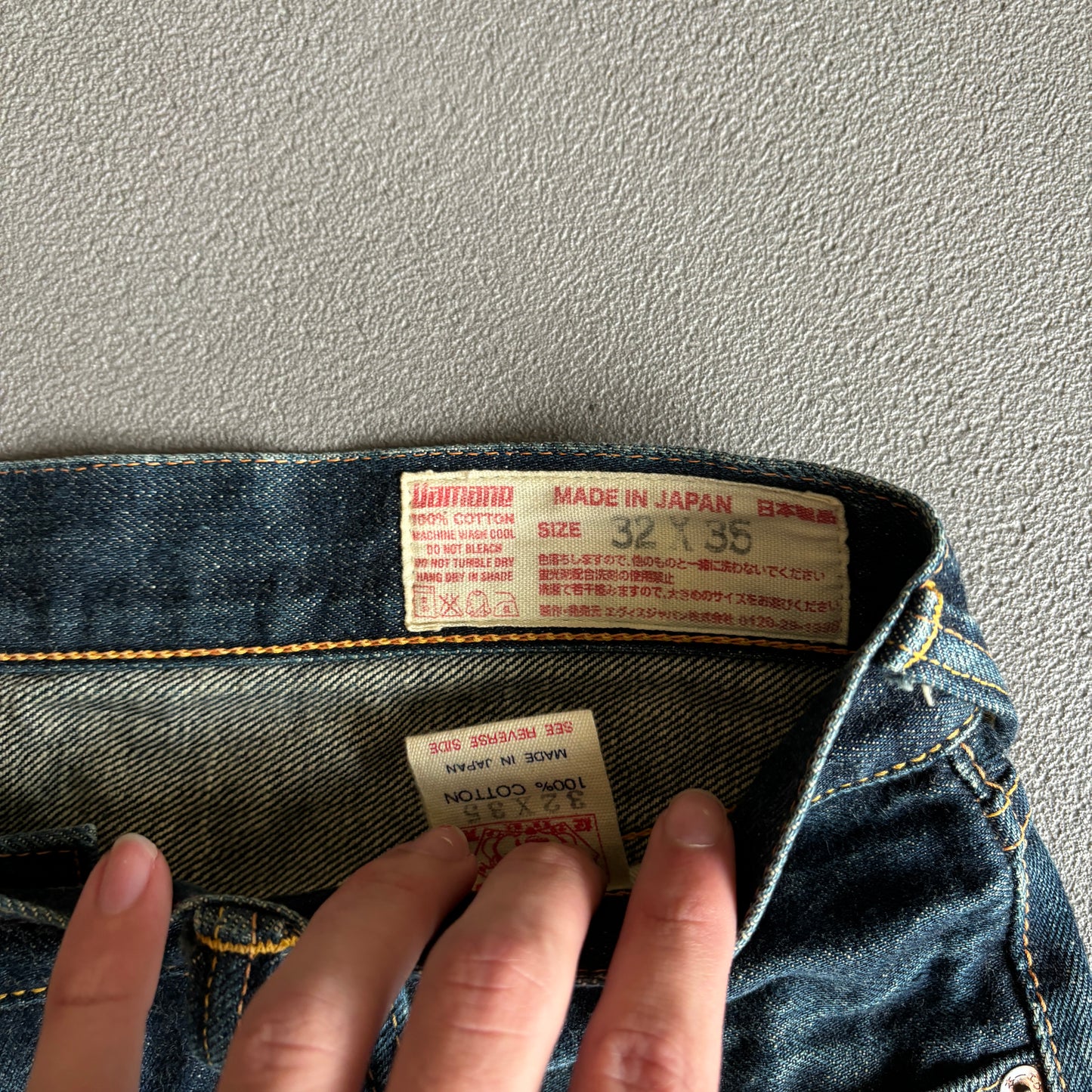 JEAN INDIGO EVISU BLEU DIACOCK [W30]