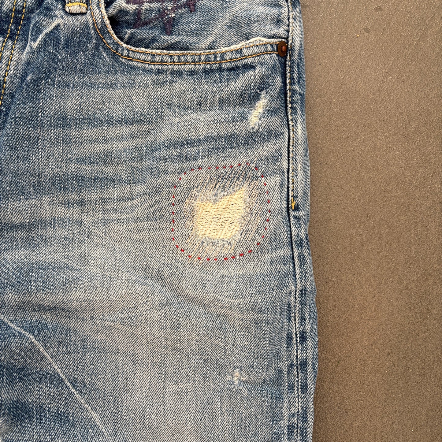 HYSTERIC GLAMOUR STUDDED SELVEDGE DENIM #2 [W32]