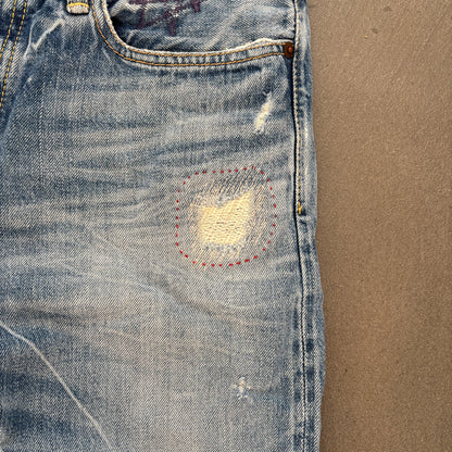 HYSTERIC GLAMOUR STUDDED SELVEDGE DENIM #2 [W32]