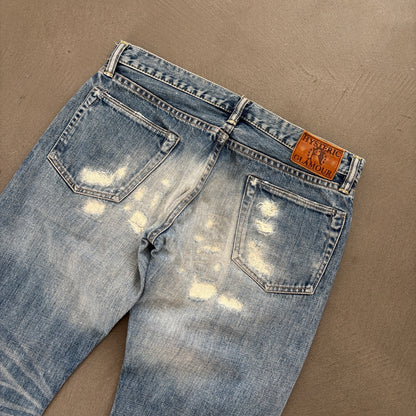 HYSTERIC GLAMOUR STUDDED SELVEDGE DENIM #22 [W32]
