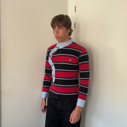 VIVIENNE WESTWOOD ASSYMETRICAL POLO [S]