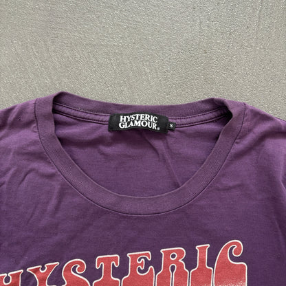 HYSTERIC GLAMOUR BORN TO LOSE PURPLE TEE [S]