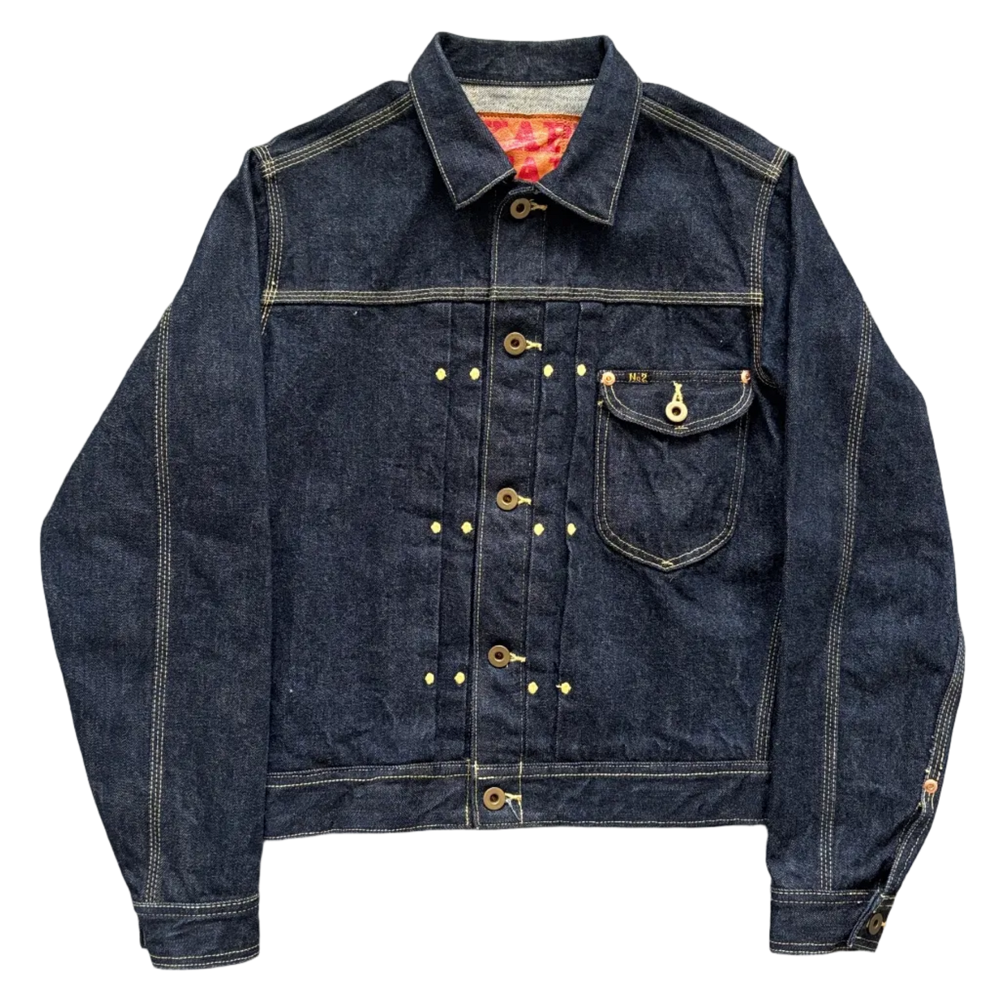 KAPITAL NR.2 BUCKLEBACK SELVEDGE DENIM JACKET [S]
