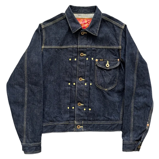 KAPITAL NR.2 BUCKLEBACK SELVEDGE DENIM JACKET [S]