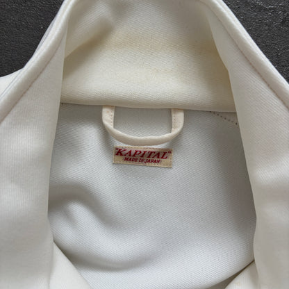 KAPITAL STUNTMAN TRACK JACKET WHITE/BLUE [M]