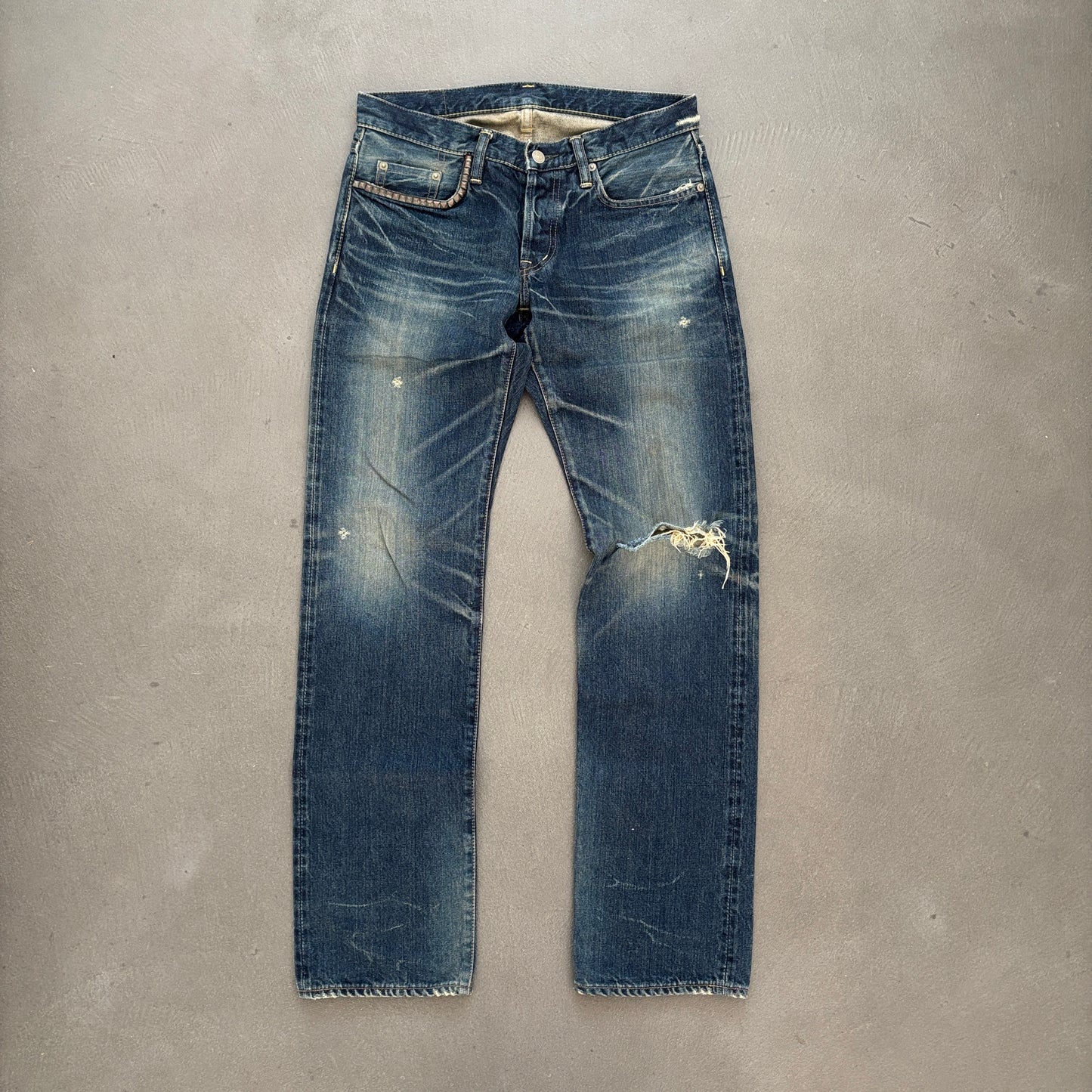 HYSTERIC GLAMOUR STUDDED SELVEDGE DENIM #4 [W30]