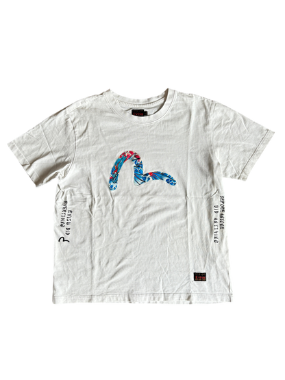 EVISU SEAGULL TEE BIANCO [L]