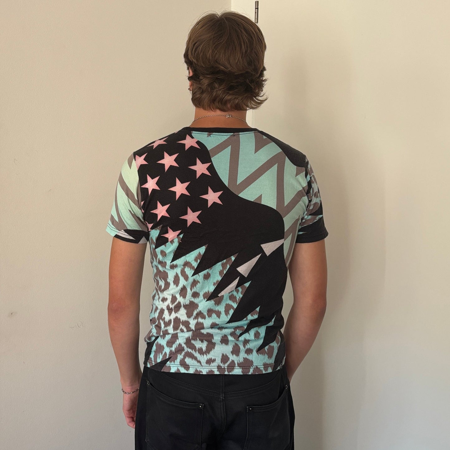 HYSTERIC GLAMOUR ALL OVER PRINT TEE [S]