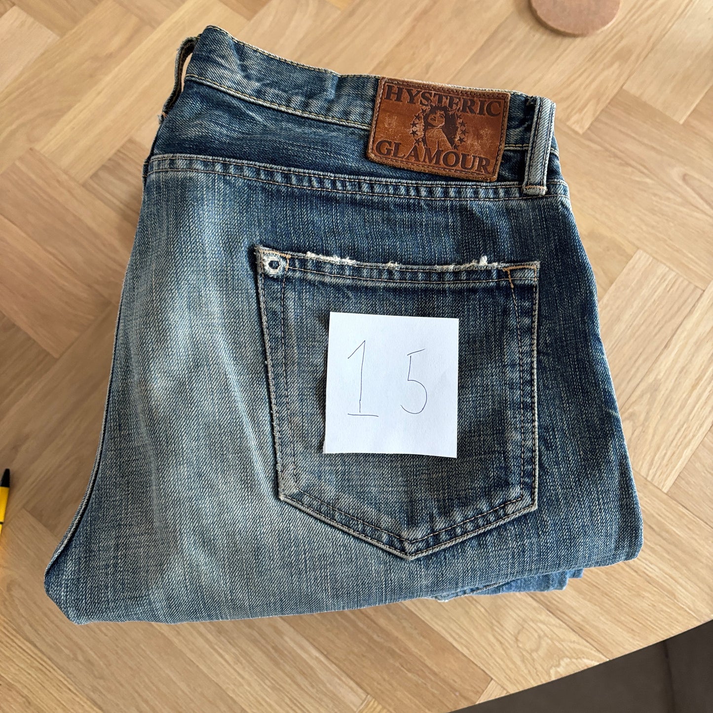 HYSTERIC GLAMOUR STUDDED DENIM #15 [W34]