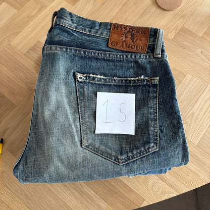 HYSTERIC GLAMOUR STUDDED DENIM #15 [W34]