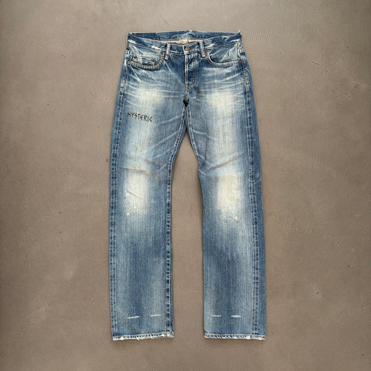HYSTERIC GLAMOUR STUDDED SELVEDGE DENIM #3 [W30]