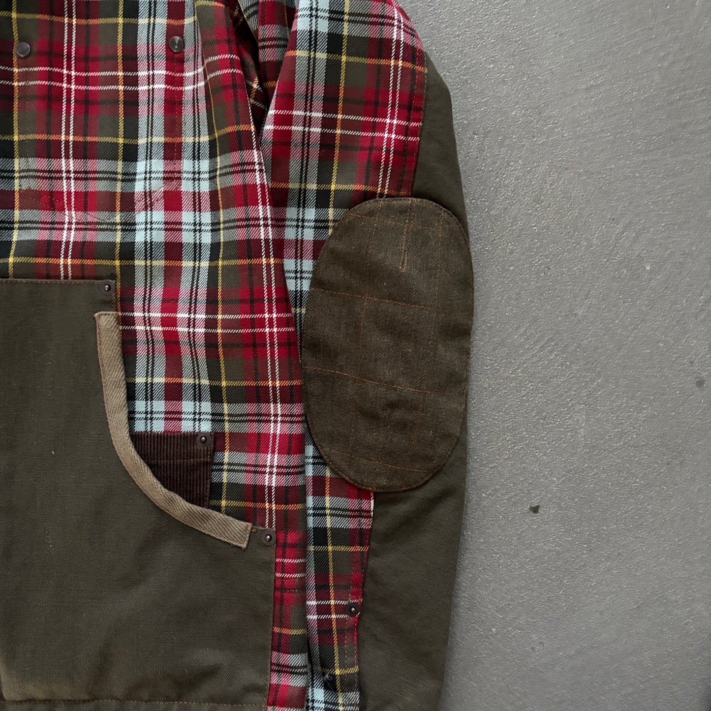 AD2014 JUNYA WATANABE CDG PLAID JACKET [S]