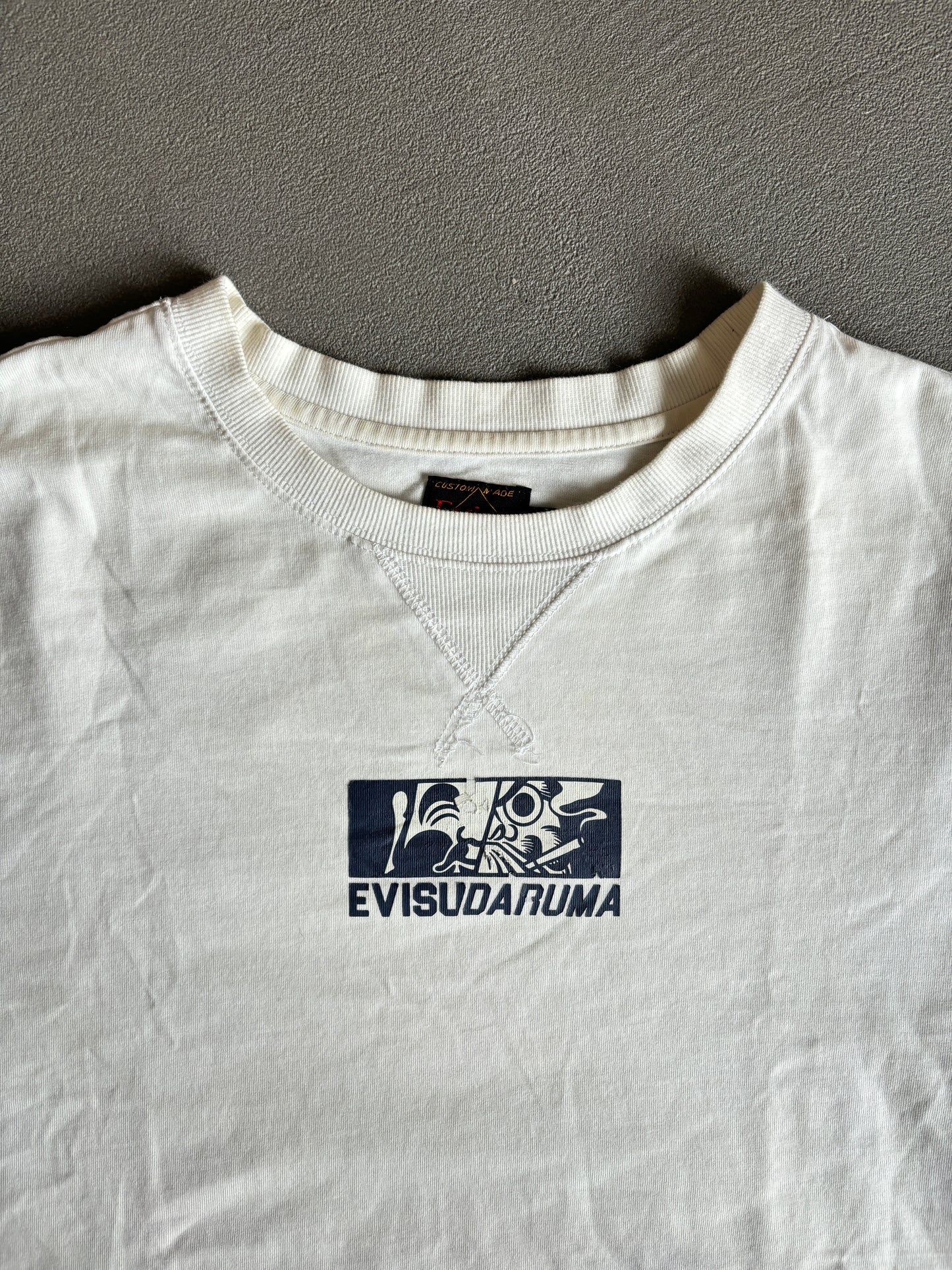 EVISU SEAGULL TEE BIANCO [L]