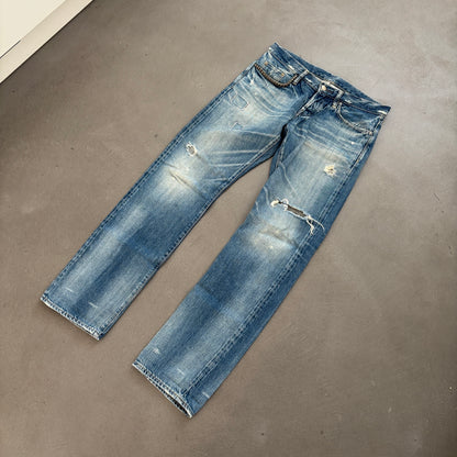 HYSTERIC GLAMOUR STUDDED SELVEDGE DENIM #6 [W30]