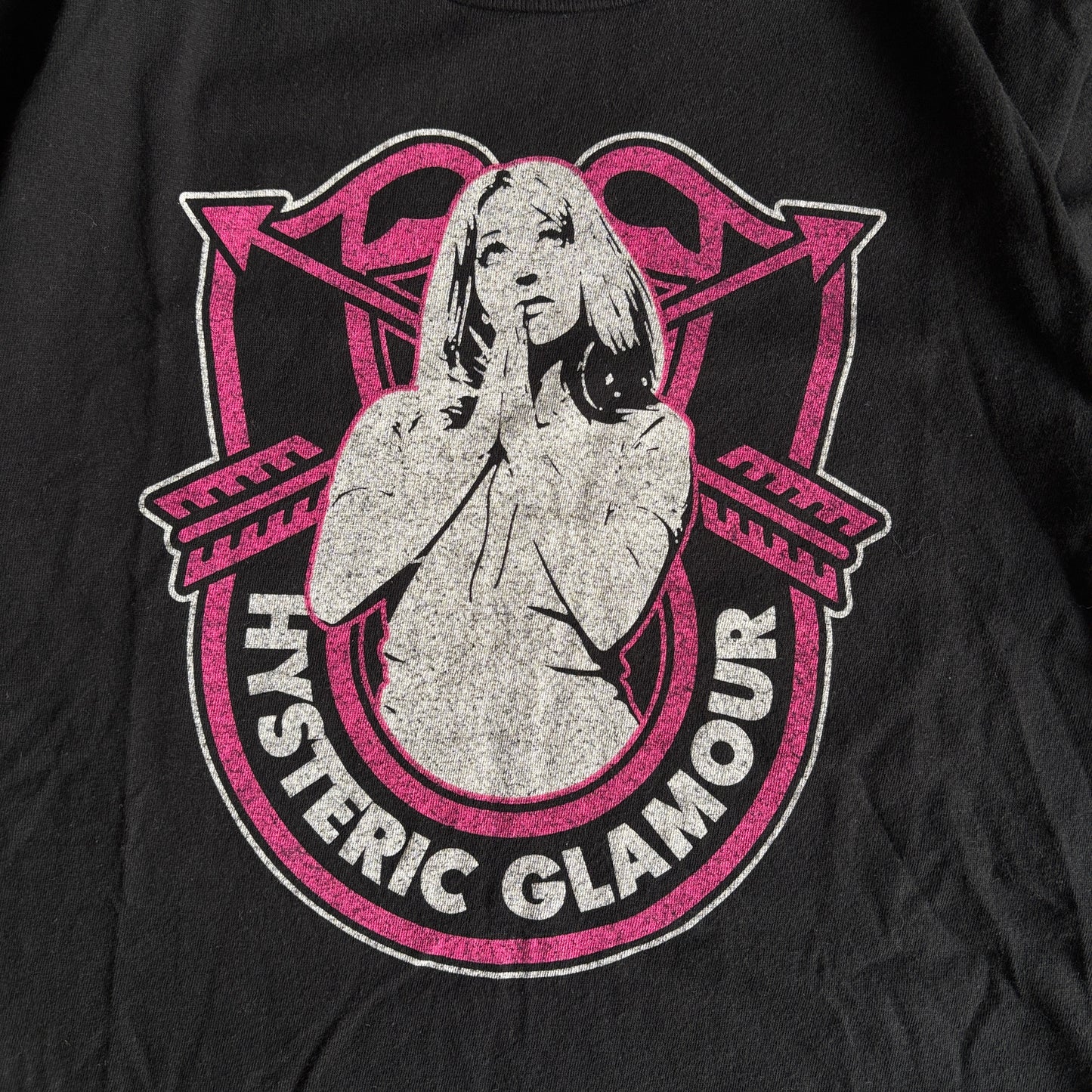 HYSTERIC GLAMOUR ARROW TEE BLACK [S]