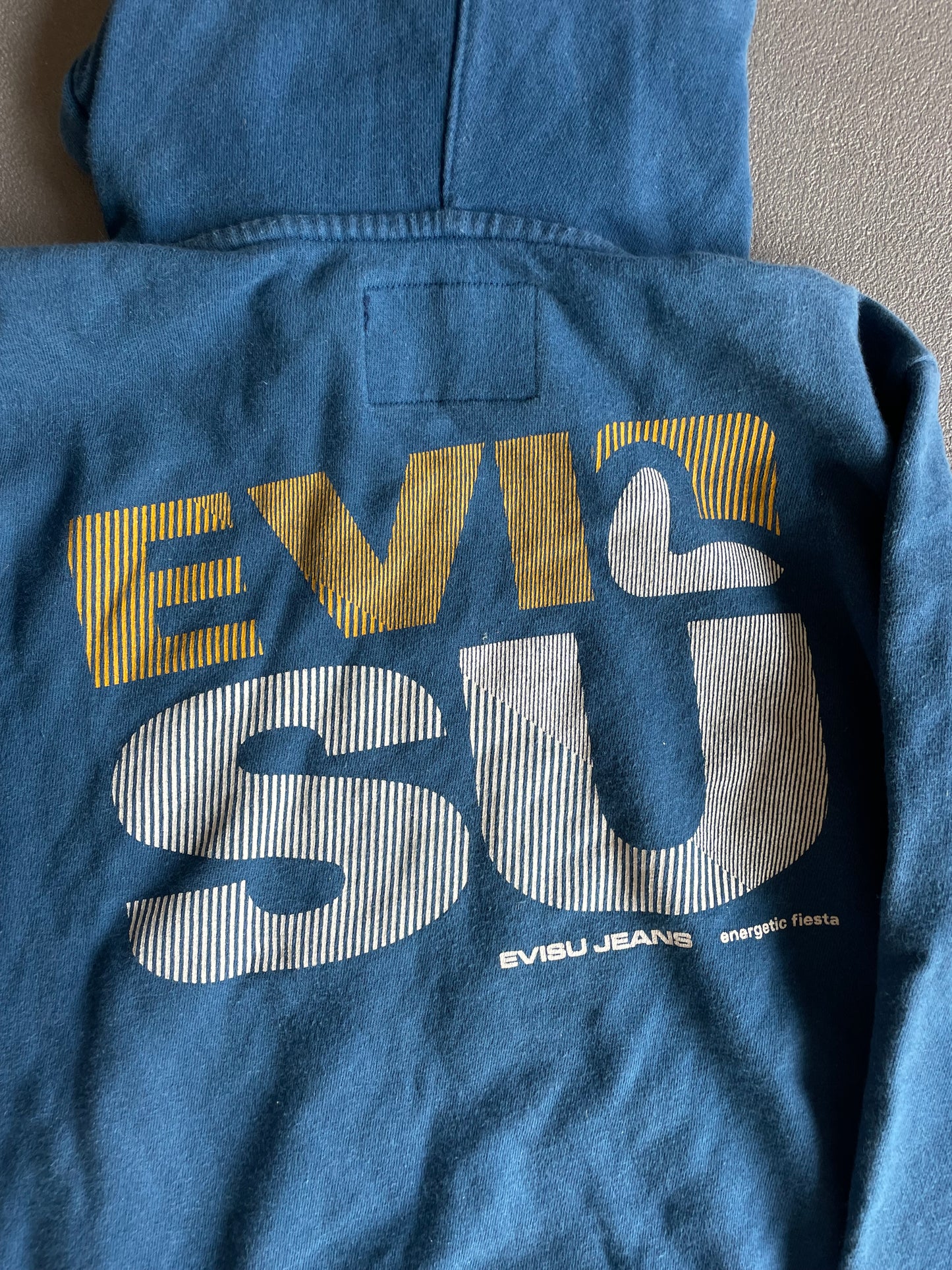 EVISU HOODIE BLUE [XS]