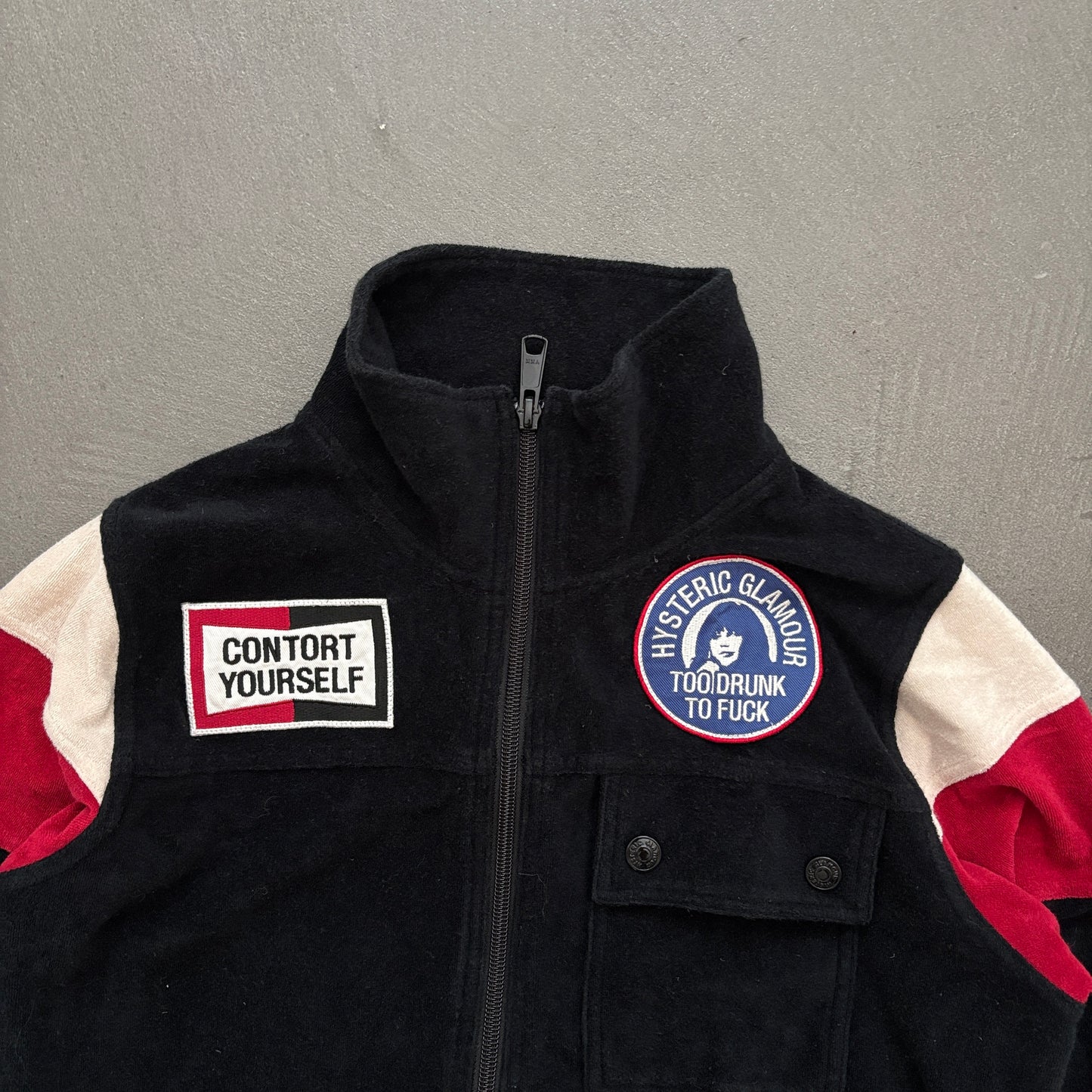 HYSTERIC GLAMOUR TOO DRUNK FLEECE [S]
