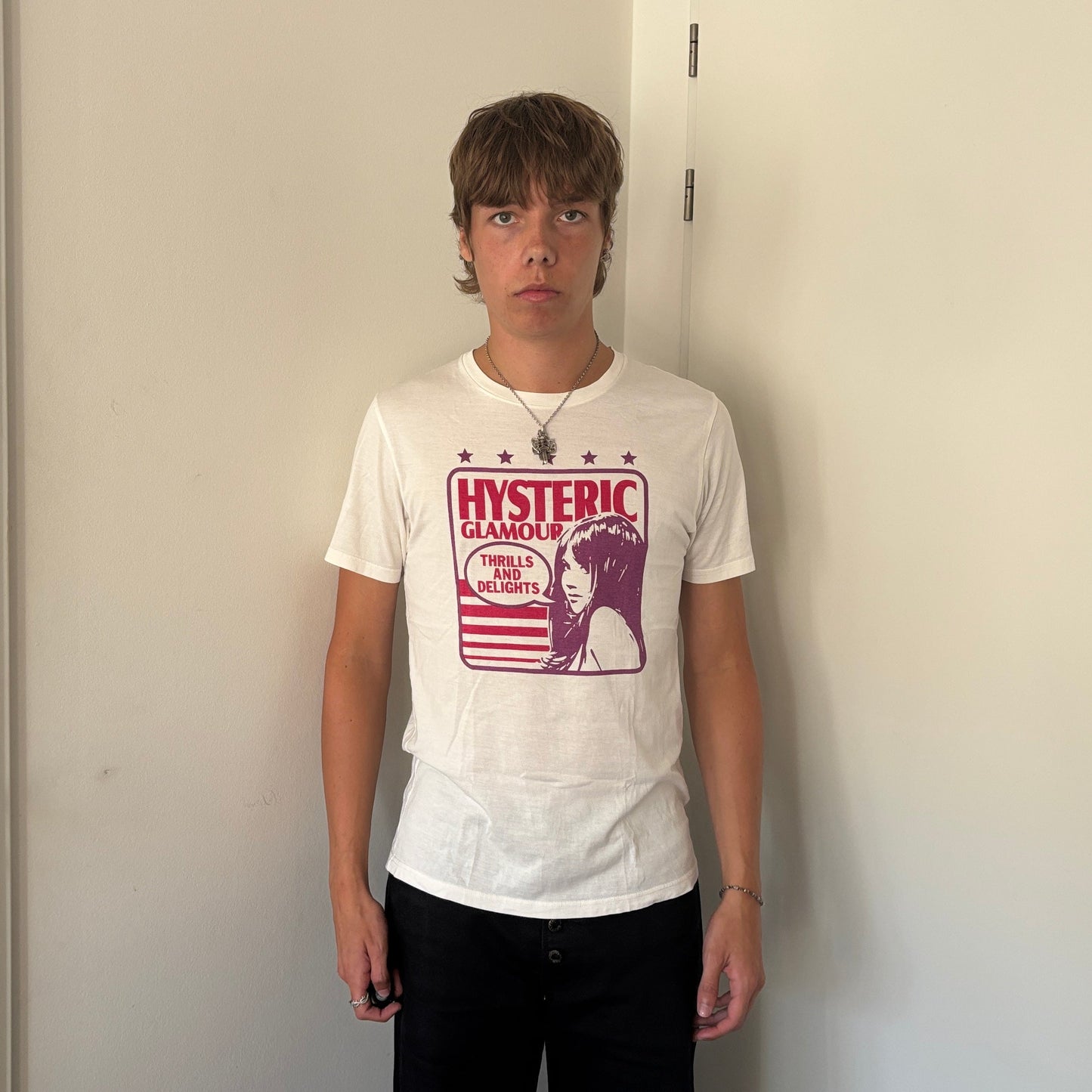 HYSTERIC GLAMOUR THRILLS AND DELIGHTS TEE [M]