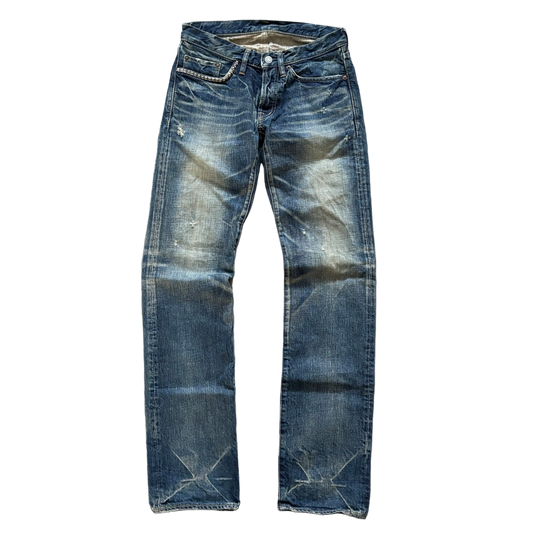 HYSTERIC GLAMOUR SAND FADE STUDDED DENIM [W28]