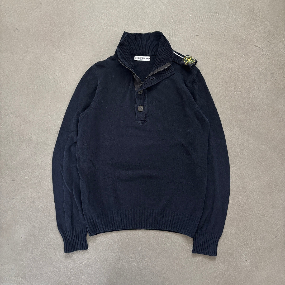 2010S STONE ISLAND SHOULDER PATCH SWEATER [M]