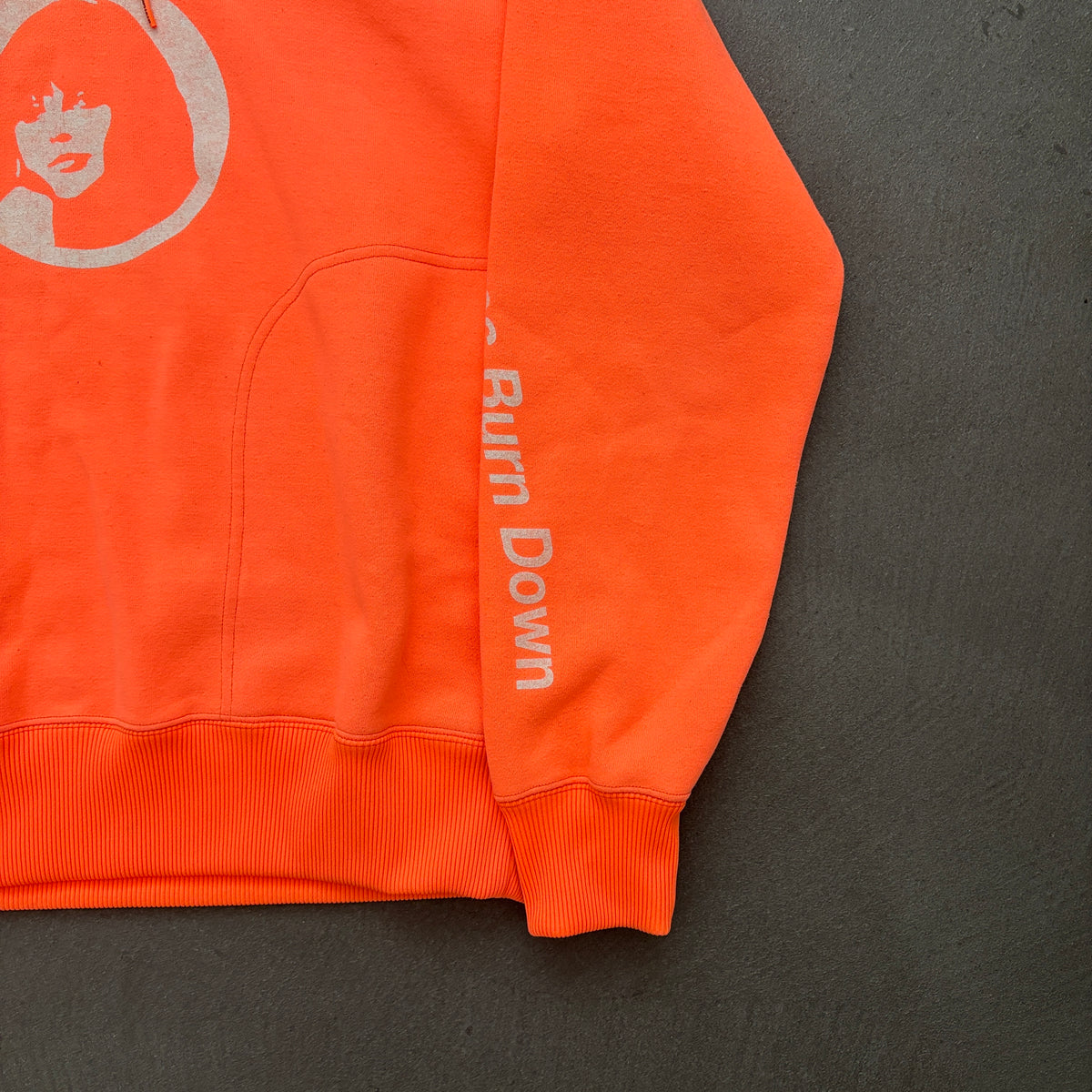 HYSTERIC GLAMOUR LOGO HOODIE ORANGE [M]