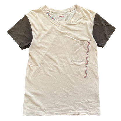 KAPITAL POCKET TEE TWO-TONE [L]