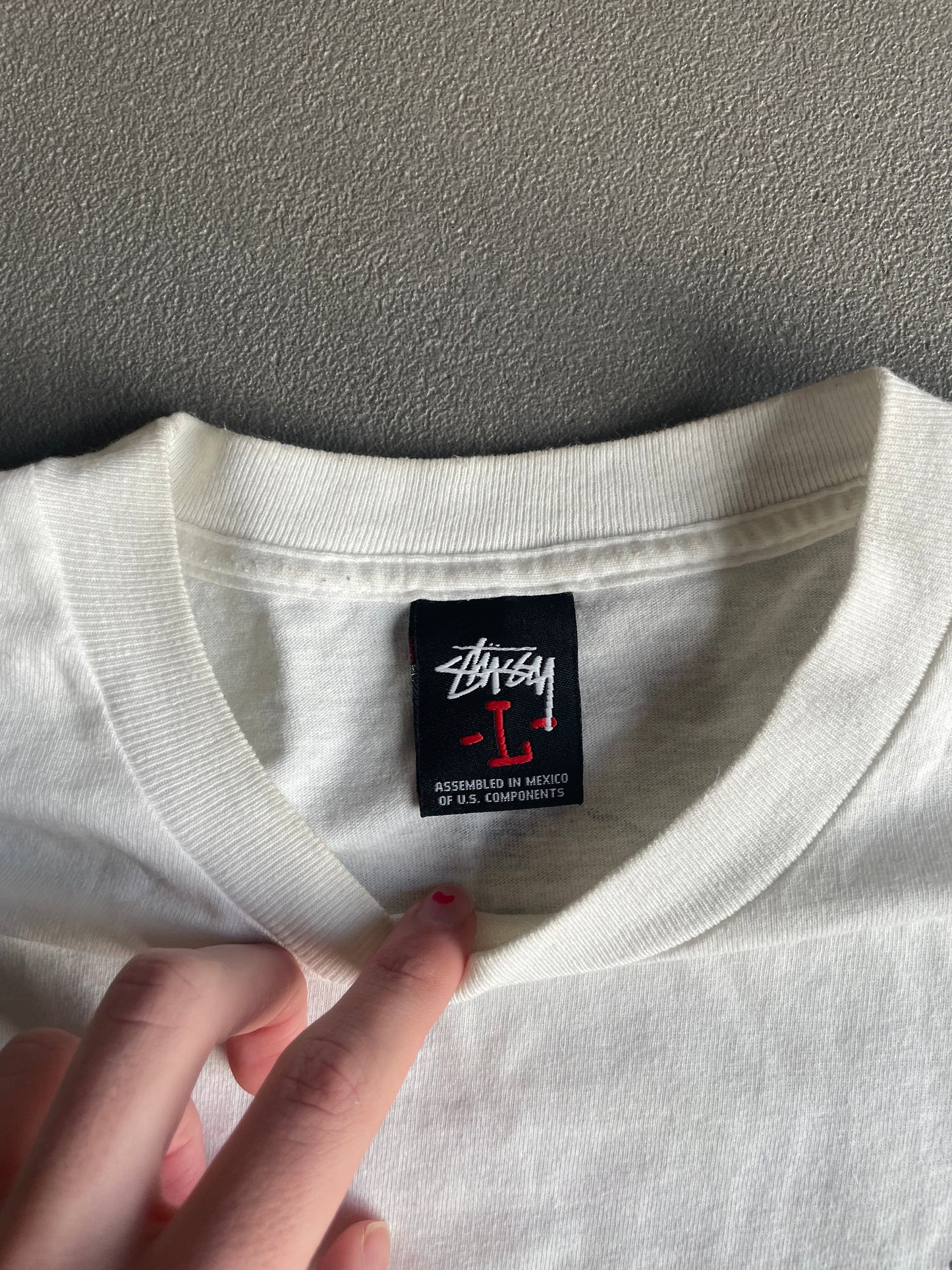 STUSSY 90S LOVE TEE BLANC [L]