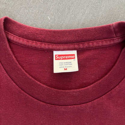 FW19 SUPREME PILLOWS TEE BURGUNDY [M]