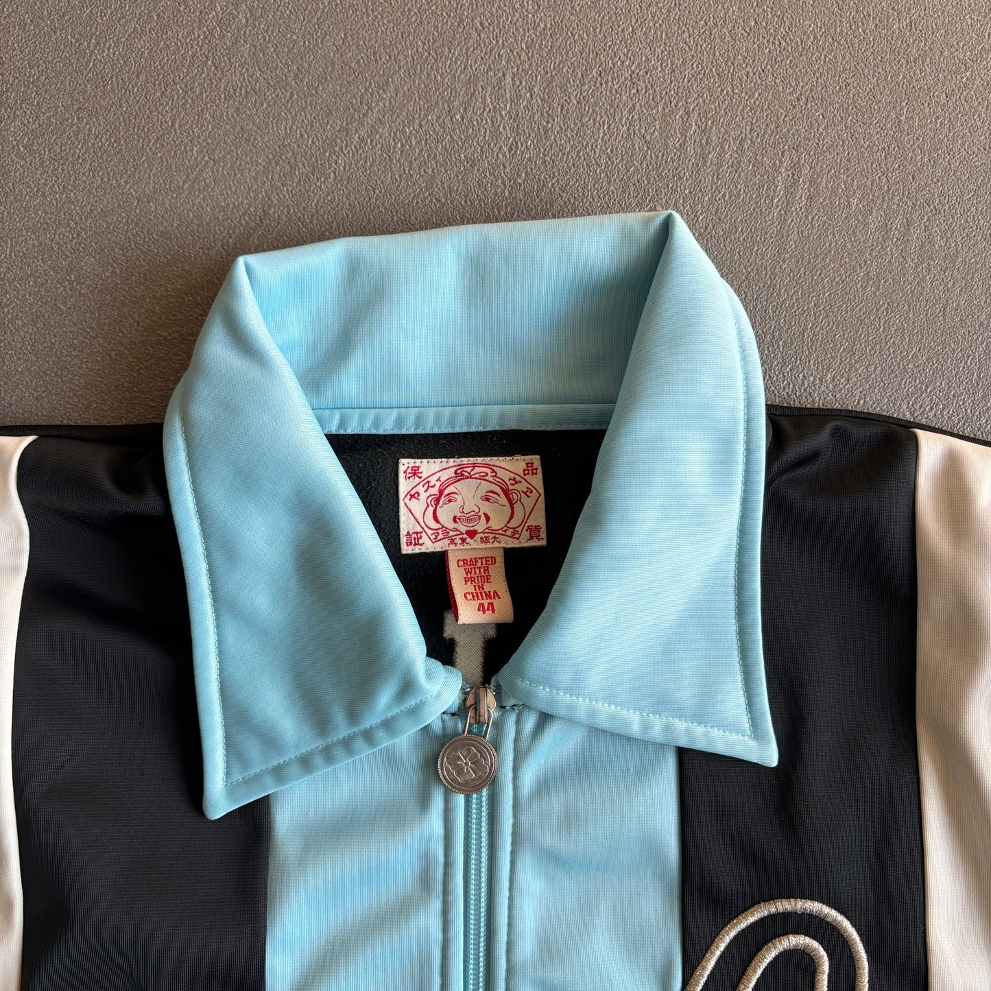 EVISU ATHLETIC ZIP-UP BLUE [XL]