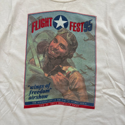 1995 FLIGHT FEST 95 | HANES BEEFY TAG [XL]