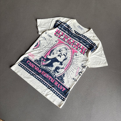 HYSTERIC GLAMOUR CASINO TEE WHITE [M]