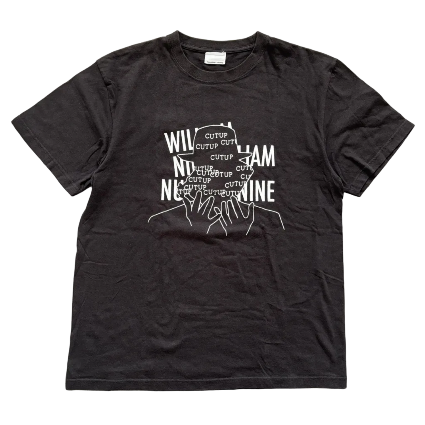 NUMBER (N)INE CUTOUT TEE BLACK [L]