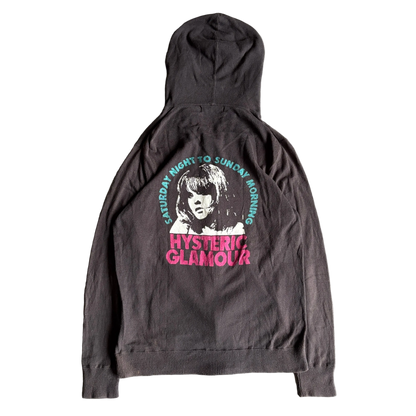HYSTERIC GLAMOUR SATURDAY NIGHT ZIP-HOODIE [S]