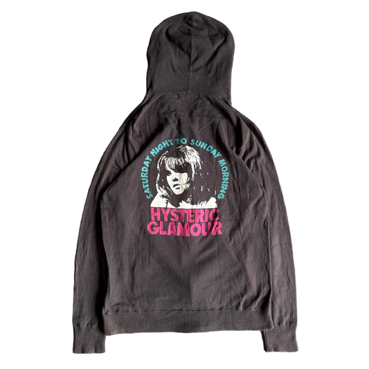 HYSTERIC GLAMOUR SATURDAY NIGHT ZIP-HOODIE [S]