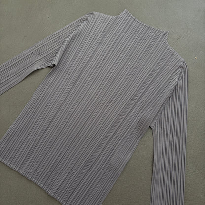 ISSEY MIYAKE PLEATS PLEASE TOP SILVER [M]